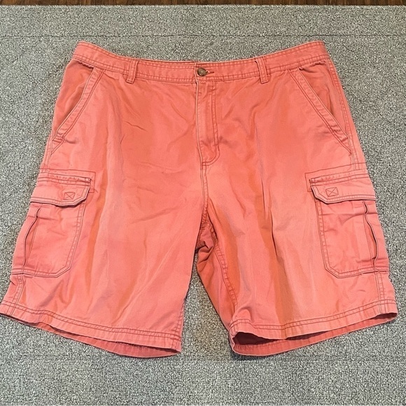 Northwest Territory Shorts Mens Size 38 Pink Cargo Shorts Flat Front Cotton - Picture 1 of 9